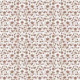 Patterned laminate with small floral design on a light background