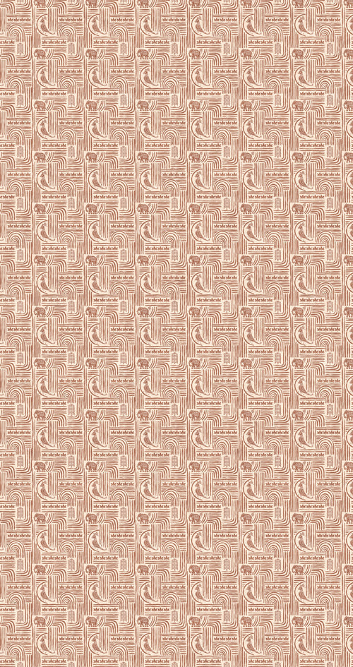 Textured Digital Laminate with geometric traditional pattern.