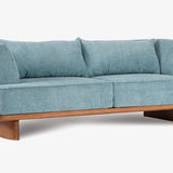 Anish 3 Seater Sofa Blue
