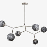 Noir Chandelier Smoked Lamp