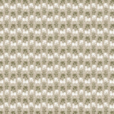 Laminate with textured fabric pattern with a grid-like structure in green, beige and white.