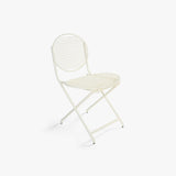 Patio Off White Folding Chair