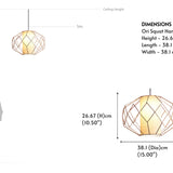 Ori Squat Hanging Lamp