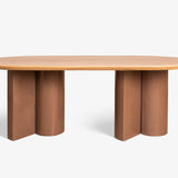 Kaba Pill Shape Dining Table 6 Seater