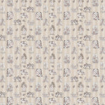 Textile pattern Digital Laminate with small animal designs on a neutral background for Modern Contemporary Interiors.