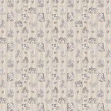 Textile pattern Digital Laminate with small animal designs on a neutral background for Modern Contemporary Interiors.