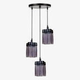 Furrow Cluster of 3 Hanging Lamp