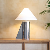 Helia Silver Tall Table Lamp