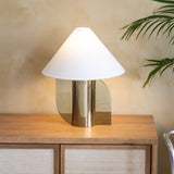Helia Silver Table Lamp