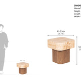 Nouve Wooden Side Table