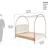 Solace Canopy Bed (King Size)