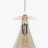 Sitara Glass Hanging Lamp Green Big