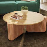 Kotaro Travertine Coffee Table