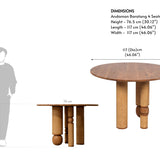 Andaman Baratang 4 Seater Round Dining Table