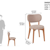 Acme Curve Dining Chair Set Of 2