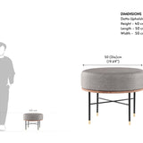 Dotto Upholstered Pouf