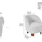 Maru Lounge Chair Grey