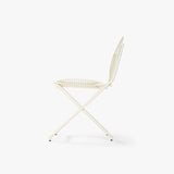 Patio Off White Folding Chair