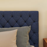 June Upholstered King Non Storage Bed