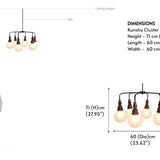 Kunshu Cluster Hanging Lamp