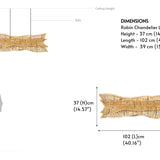 Robin Chandelier Lamp Natural