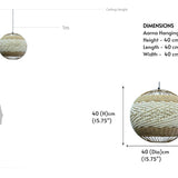 Aarna Hanging Lamp Spherical