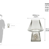 Lueur Clear Glass Mini Table Lamp