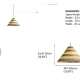 Japon Hanging Lamp Big