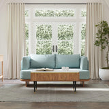 Anish 2 Seater Sofa Blue