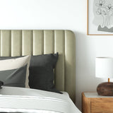 Seana Upholstered King Non Storage Bed