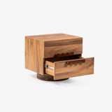 Le Dame Wooden Bedside Table
