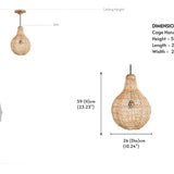 Cage Hanging Lamp Small