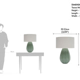 Taoza Mint Green Table Lamp