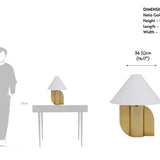 Helia Gold Table Lamp