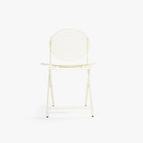 Patio Off White Folding Chair
