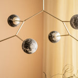 Noir Chandelier Smoked Lamp