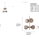 Bayo Cluster of 4 Hanging Lamp