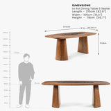 Le Roi Wooden Dining Table