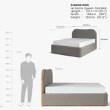 Le Dame Upholstered Bed