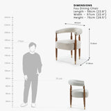 Fou Wooden Dining Chair