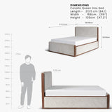 Cavallo Wooden Upholstered Bed