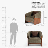 Cavallo 1 Seater Sofa