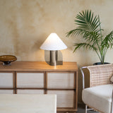 Helia Silver Table Lamp