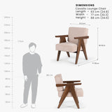 Cavallo Wooden Lounge Chair