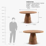 Le Dame Dining Table 4 Seater