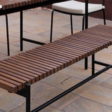 Covent Garden Outdoor Dining Table With 4 Chairs and Bench