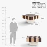 Damier Square Coffee Table