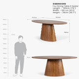 Fou Wooden Dining Table