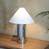 Helia Silver Tall Table Lamp