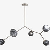 Noir Chandelier Smoked Lamp